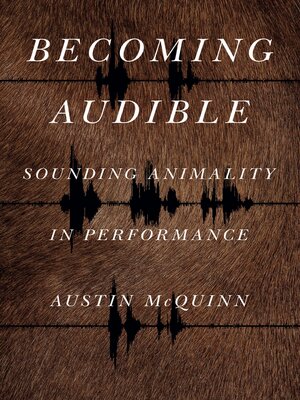 cover image of Becoming Audible